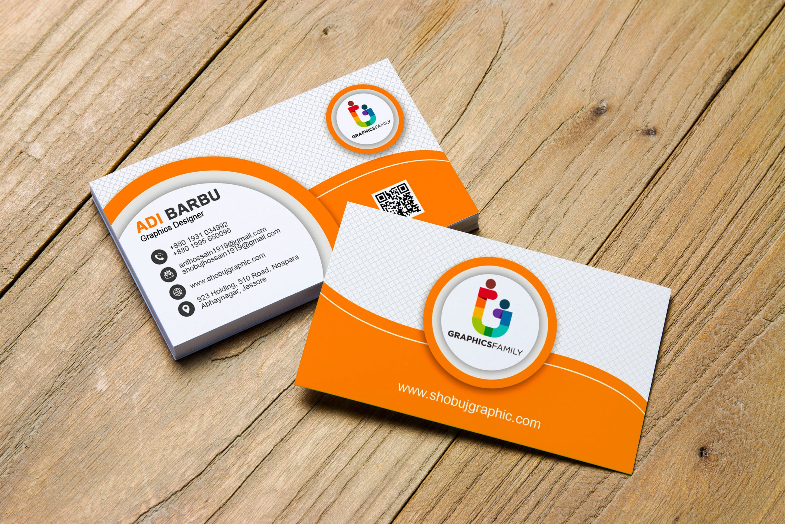free psd creative business card design template scaled